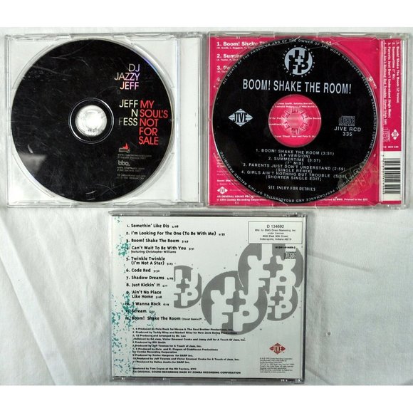 Will Smith DJ Jazzy Jeff Fresh Prince 13 CD Lot Hits Boom Corner MIB Lost Found - Picture 9 of 12